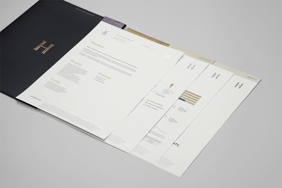Harvest高端金融品牌形象設計 Harvest高端金融品牌形象設計