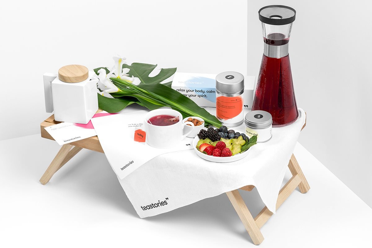 時尚飲品teastories品牌設計案例欣賞