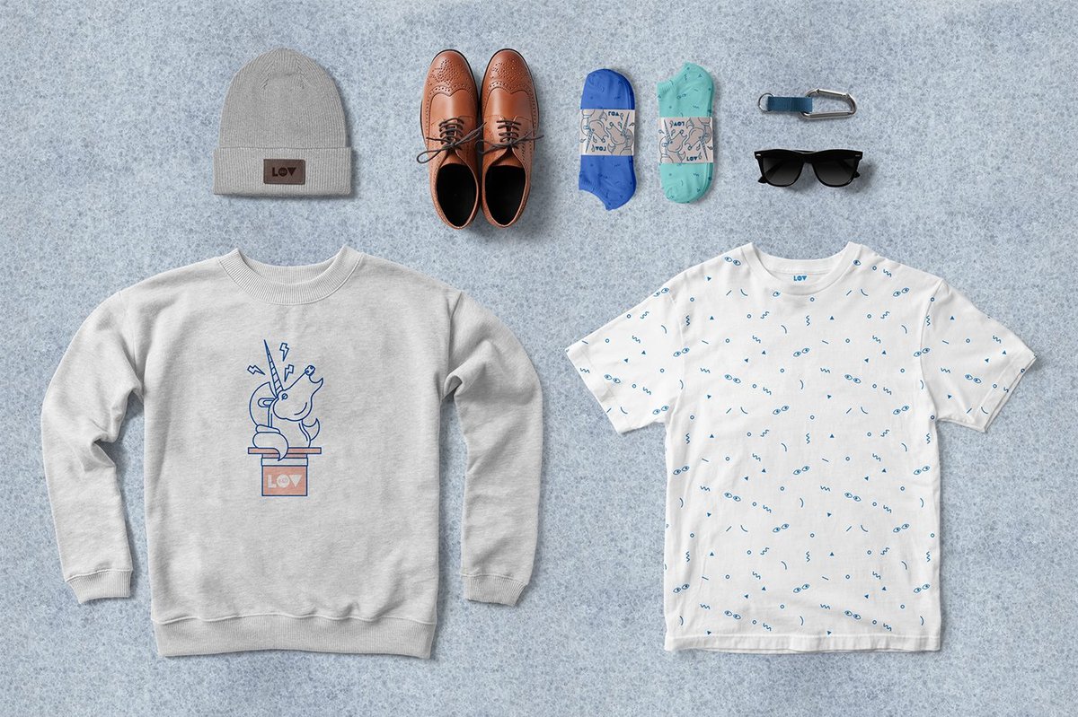 LOV B&D服裝設計工作室視覺形象