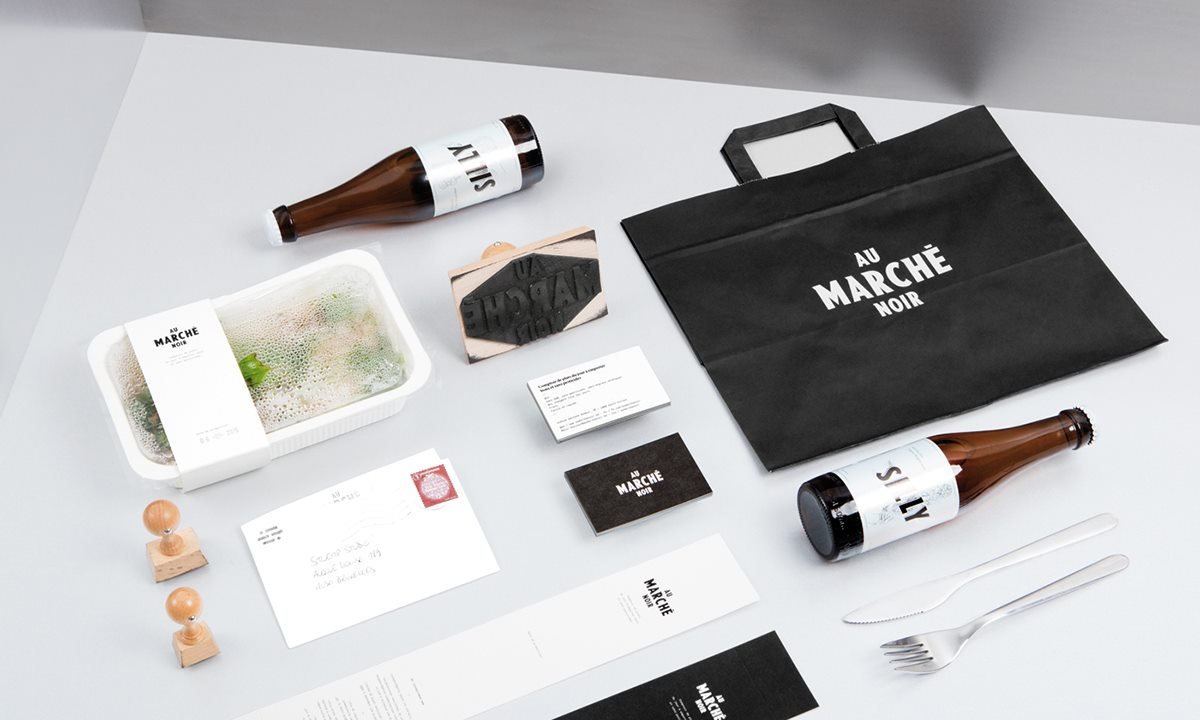 AuMarchénoir餐廳品牌形象設(shè)計(jì) VI設(shè)計(jì)