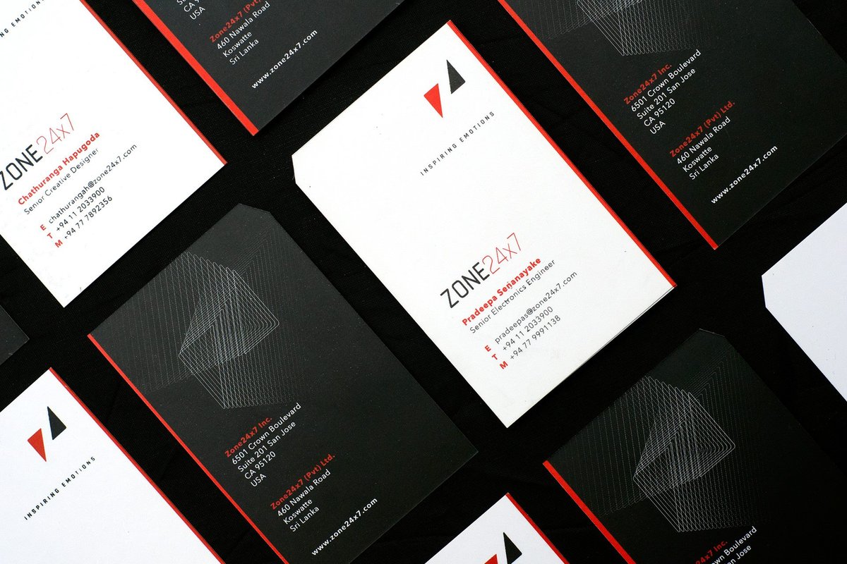 Zone24x7 Inc科技品牌vi設計