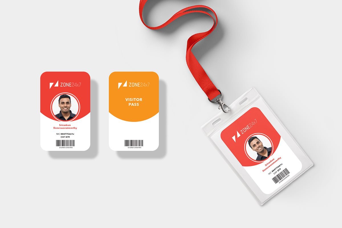 Zone24x7 Inc科技品牌vi設計 工作證設計