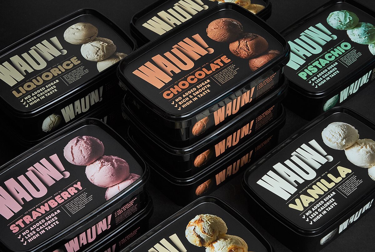 Wauw 甜品品牌的建立以及包裝設計 包裝設計