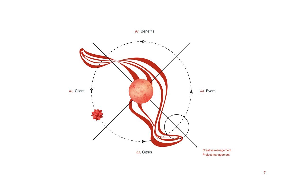 柑橘網站VI識別系統 設計理念