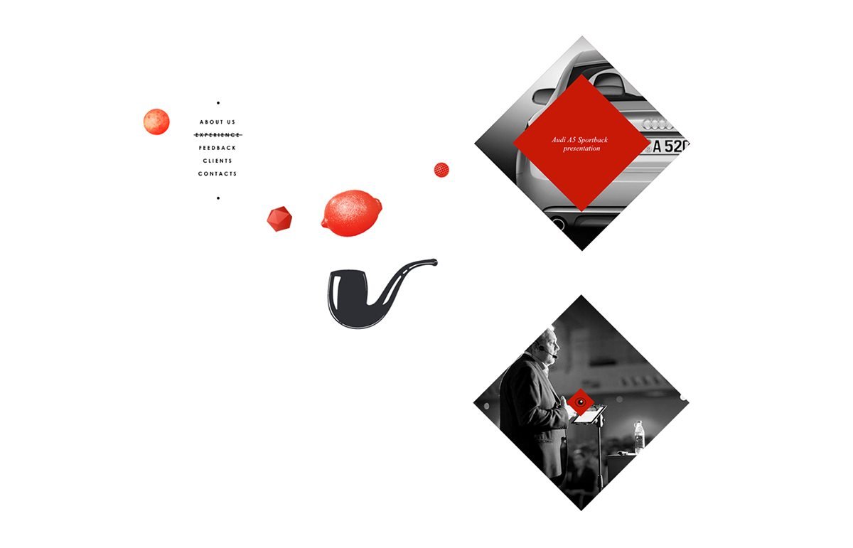 柑橘網站VI識別系統 輔助形展示