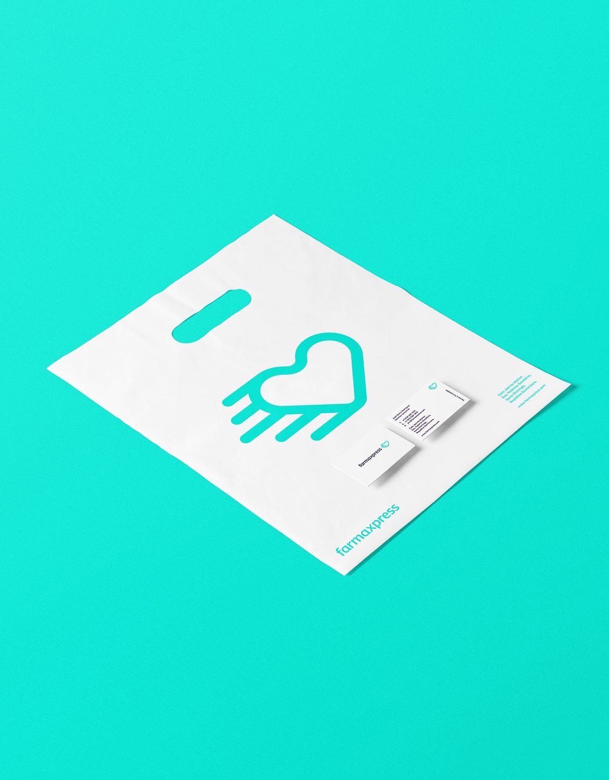 Farmaxpress健康方式醫療企業VI設計 標致應用