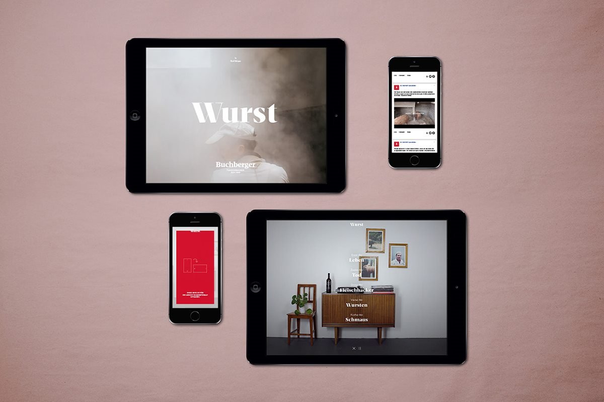 WURST皮具VI設計 網頁展示