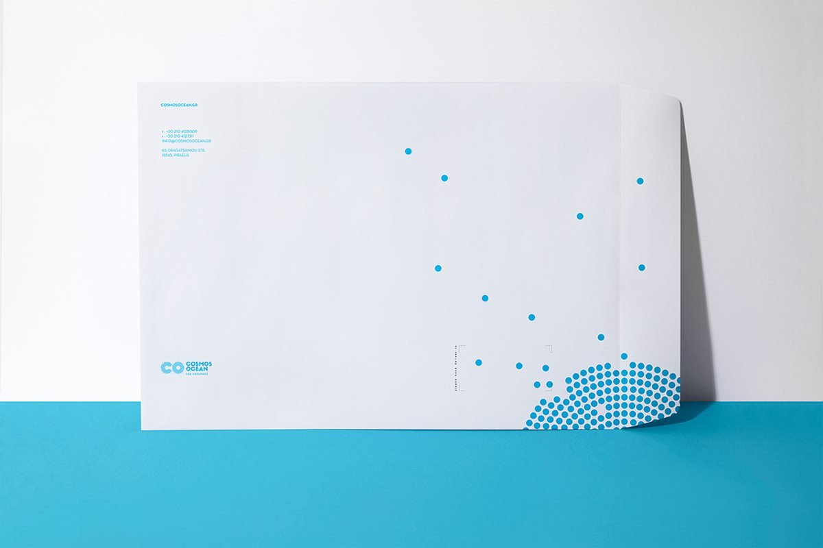 海洋集運(yùn)企業(yè)VI設(shè)計(jì) 信封設(shè)計(jì)