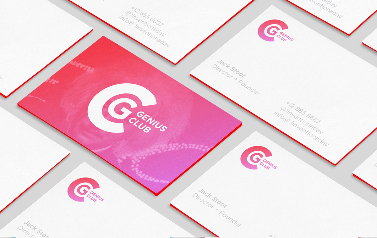 天才俱樂部VI設計 名片設計展示