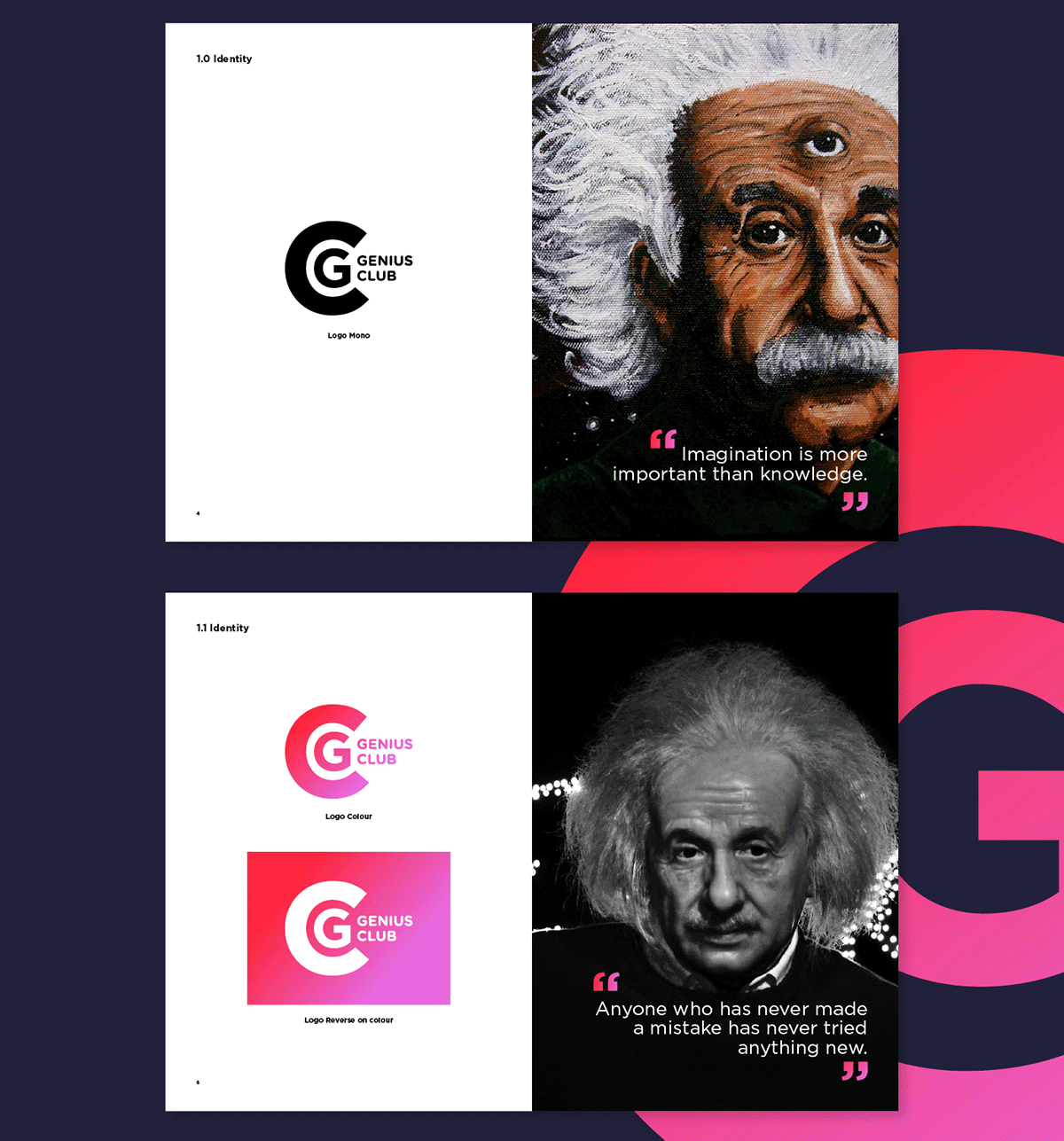 天才俱樂部VI設計 網站設計