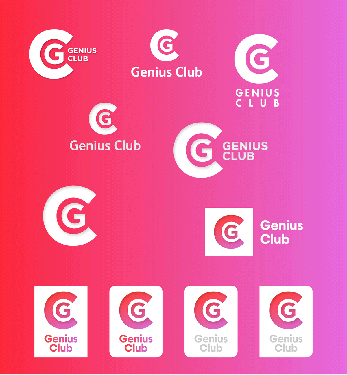 天才俱樂部VI設計 網站設計展示