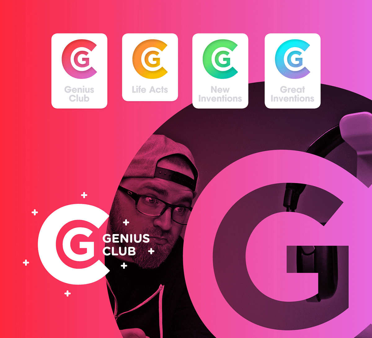 天才俱樂部VI設計 網站設計