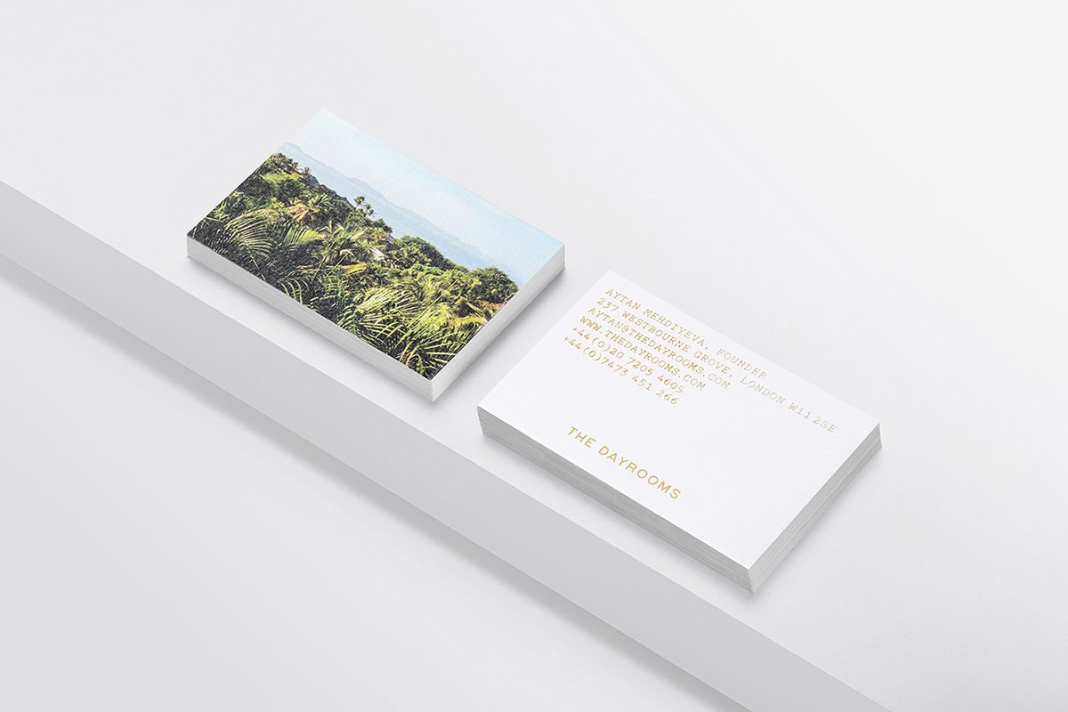 Dayroom服裝店VI設計 名片設計