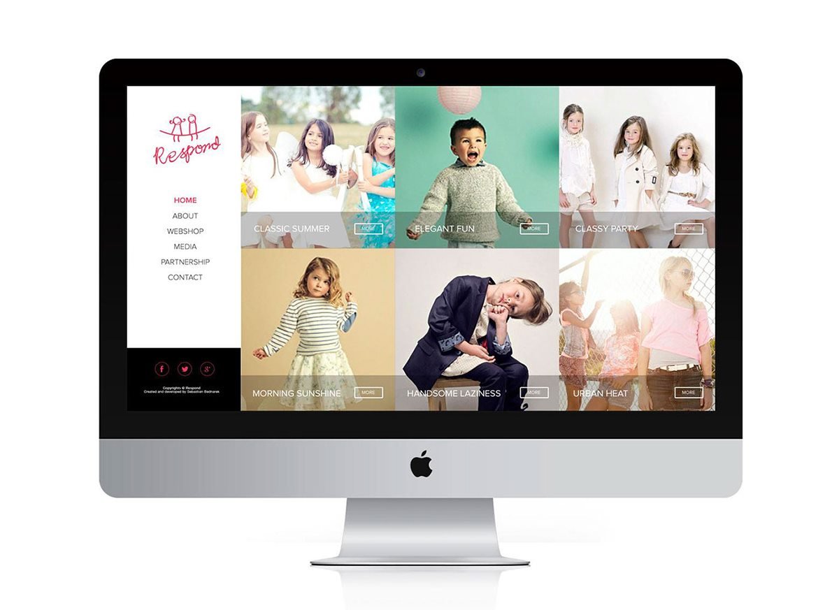 Resyrond兒童服裝VI設(shè)計 網(wǎng)站設(shè)計展示