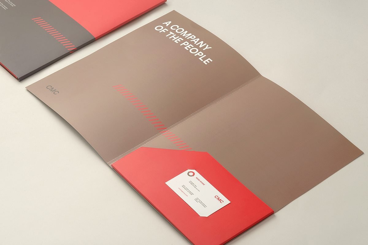 CMC礦業公司VI設計形象 文件夾設計