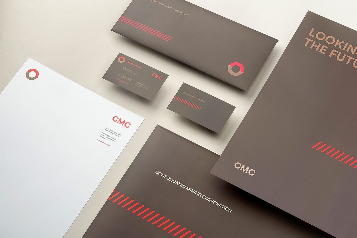 CMC礦業公司VI設計形象 名片設計