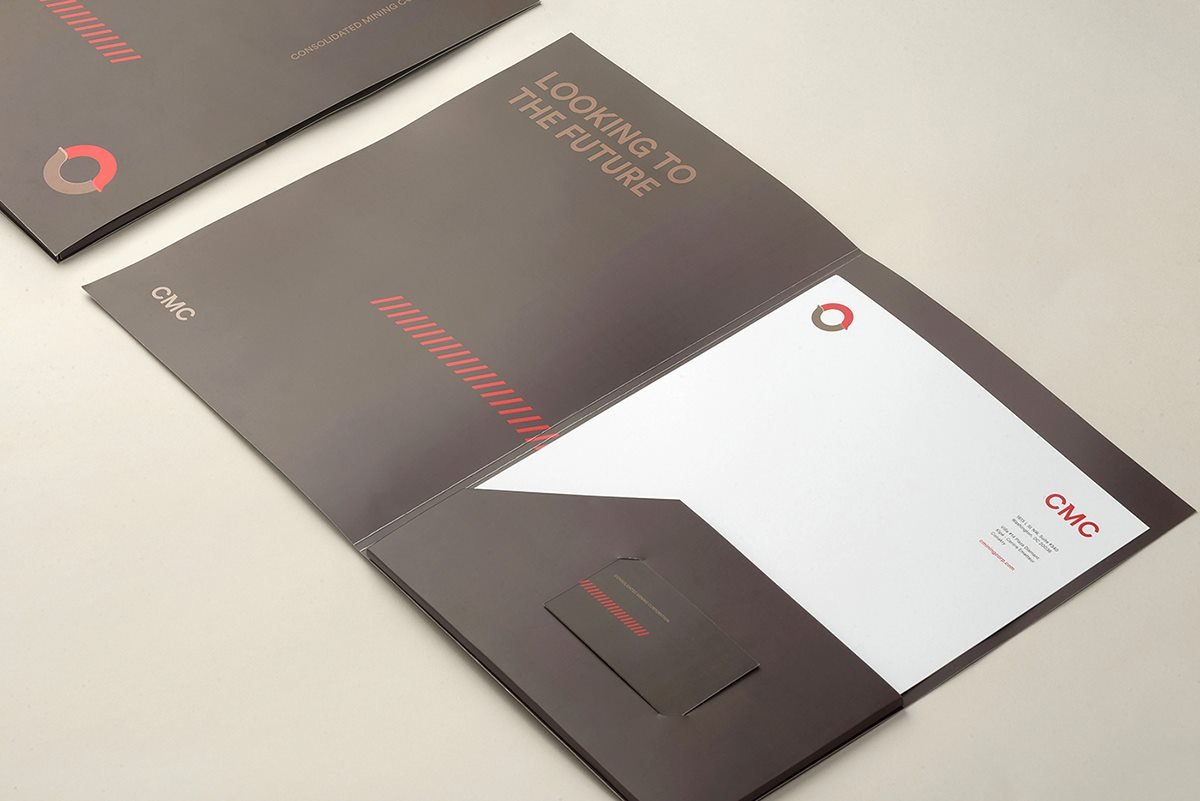 CMC礦業公司VI設計形象 文件夾設計