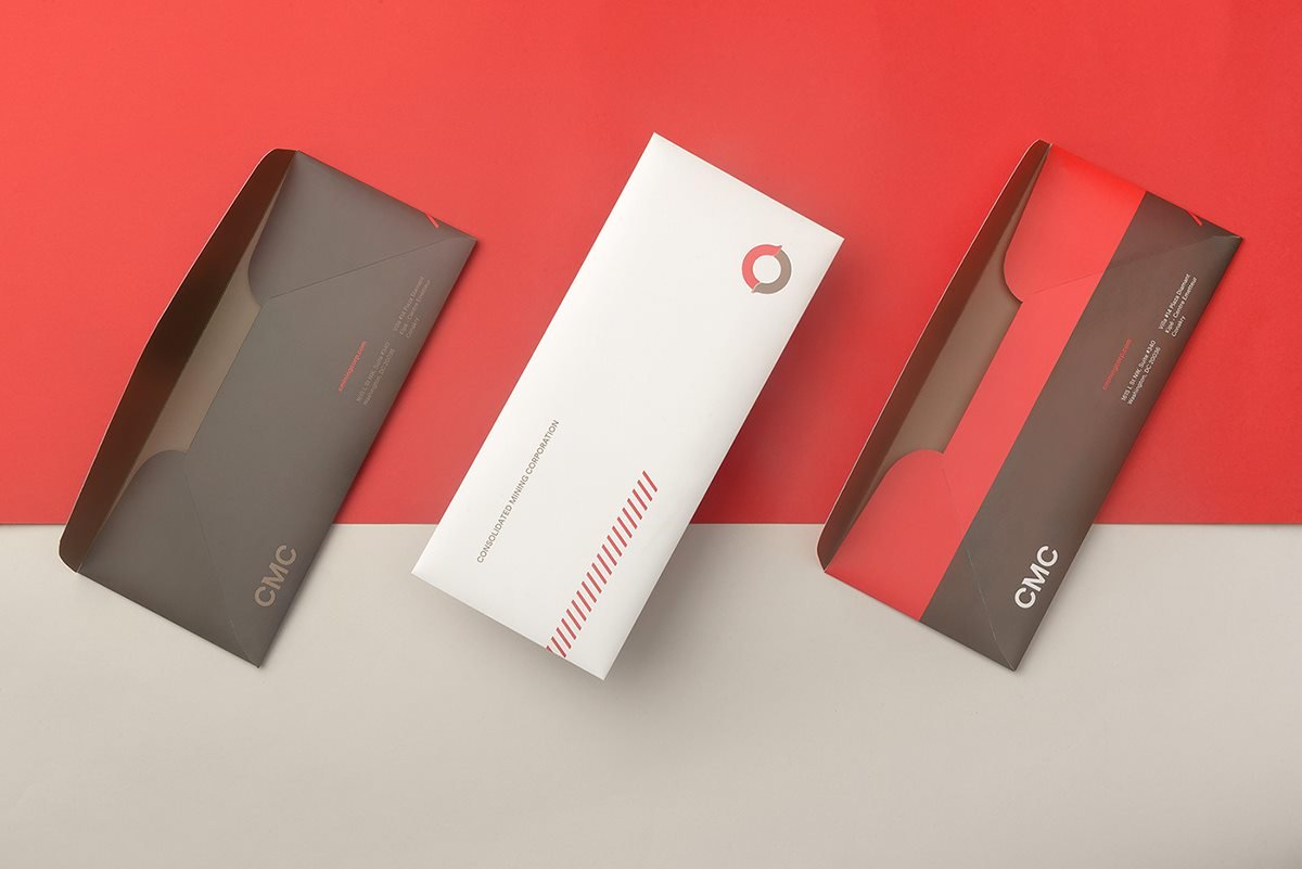 CMC礦業公司VI設計形象 信封設計