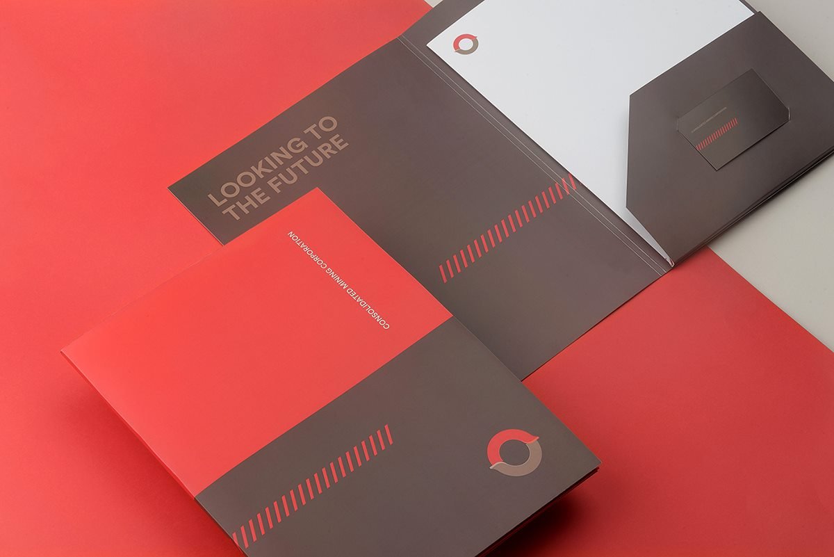 CMC礦業公司VI設計形象 文件袋設計