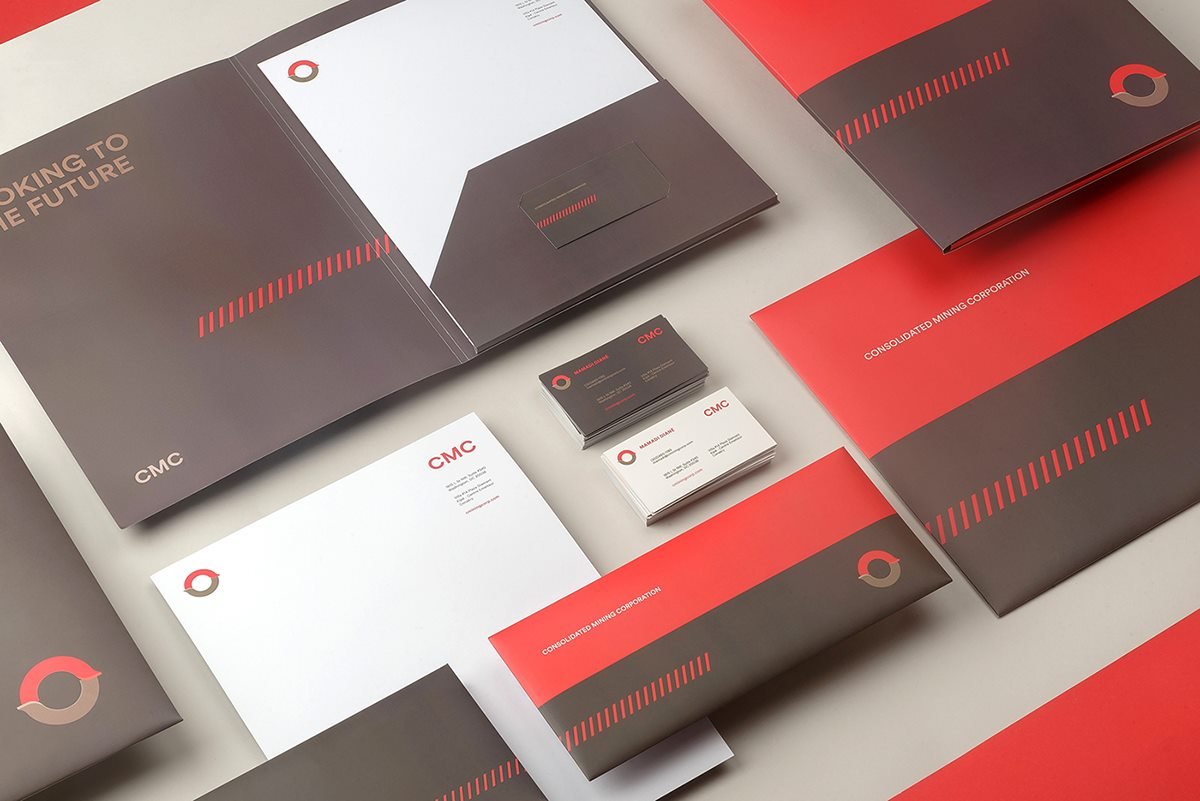 CMC礦業公司VI設計形象 文件袋設計