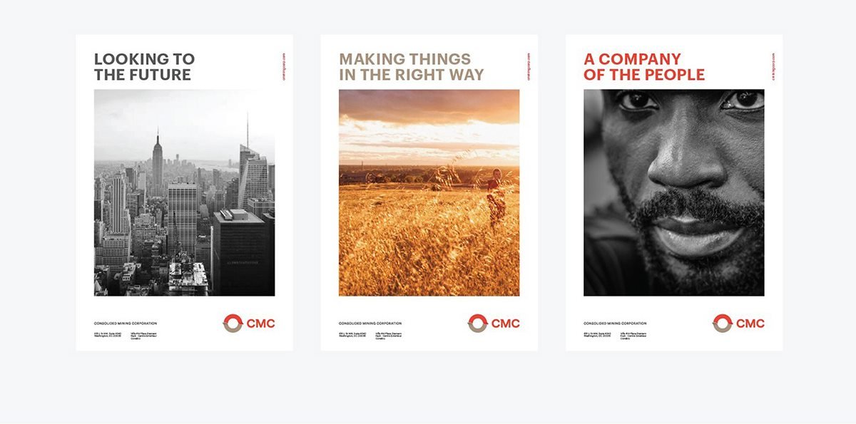 CMC礦業公司VI設計形象 海報設計