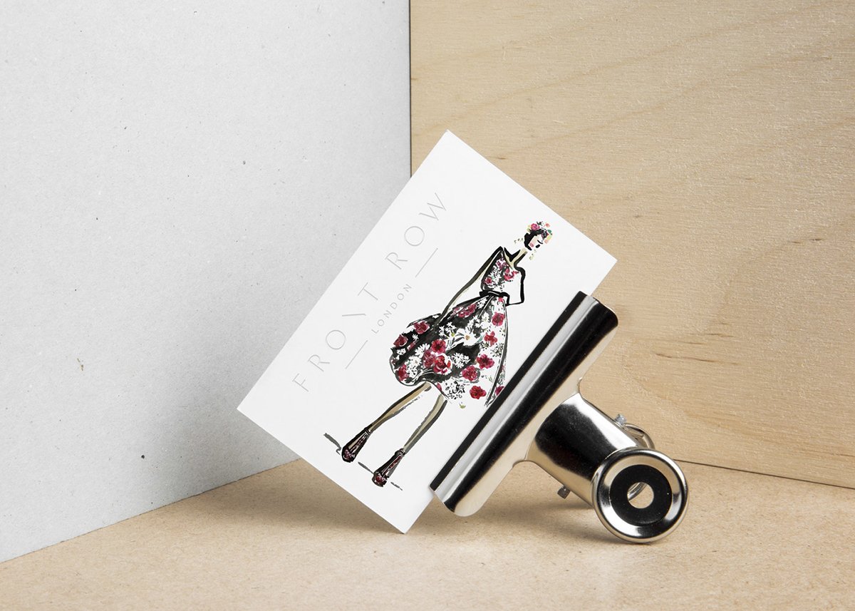 F\R租賃服裝VI設計形象 卡片設計