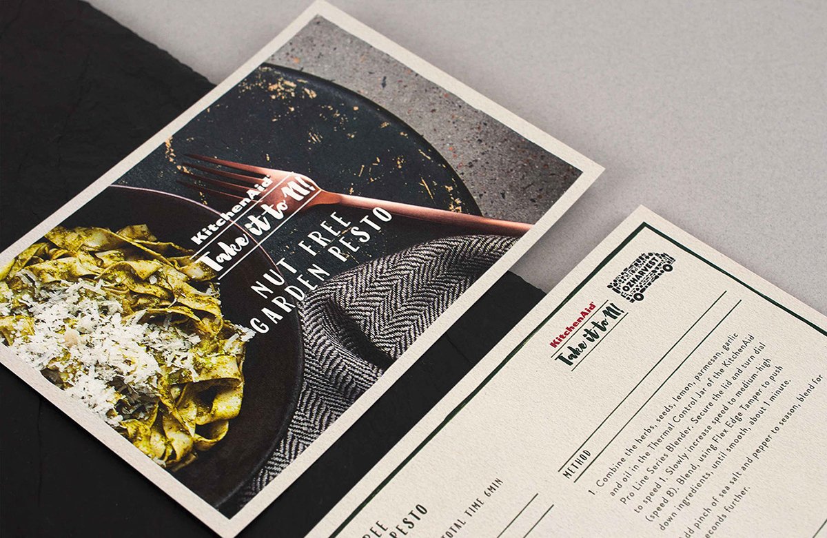 KitchenAid餐飲VI形象設計 明信片設計