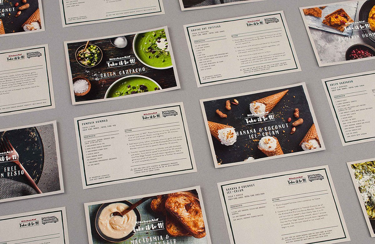 KitchenAid餐飲VI形象設計 名片設計