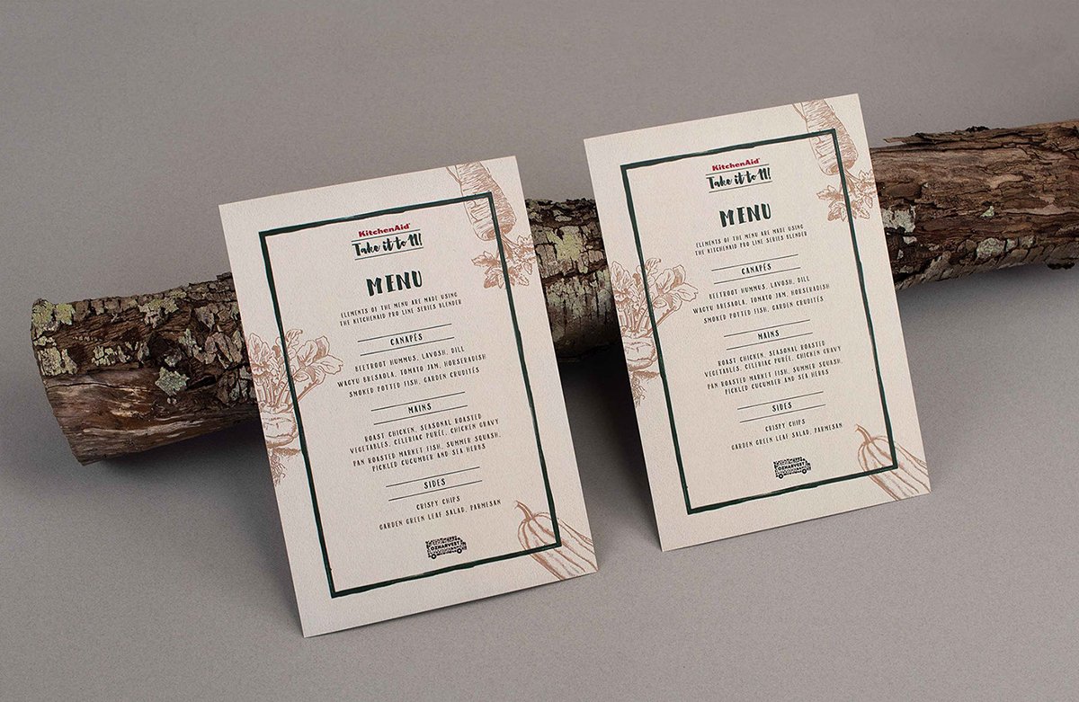 KitchenAid餐飲VI形象設計 名片設計