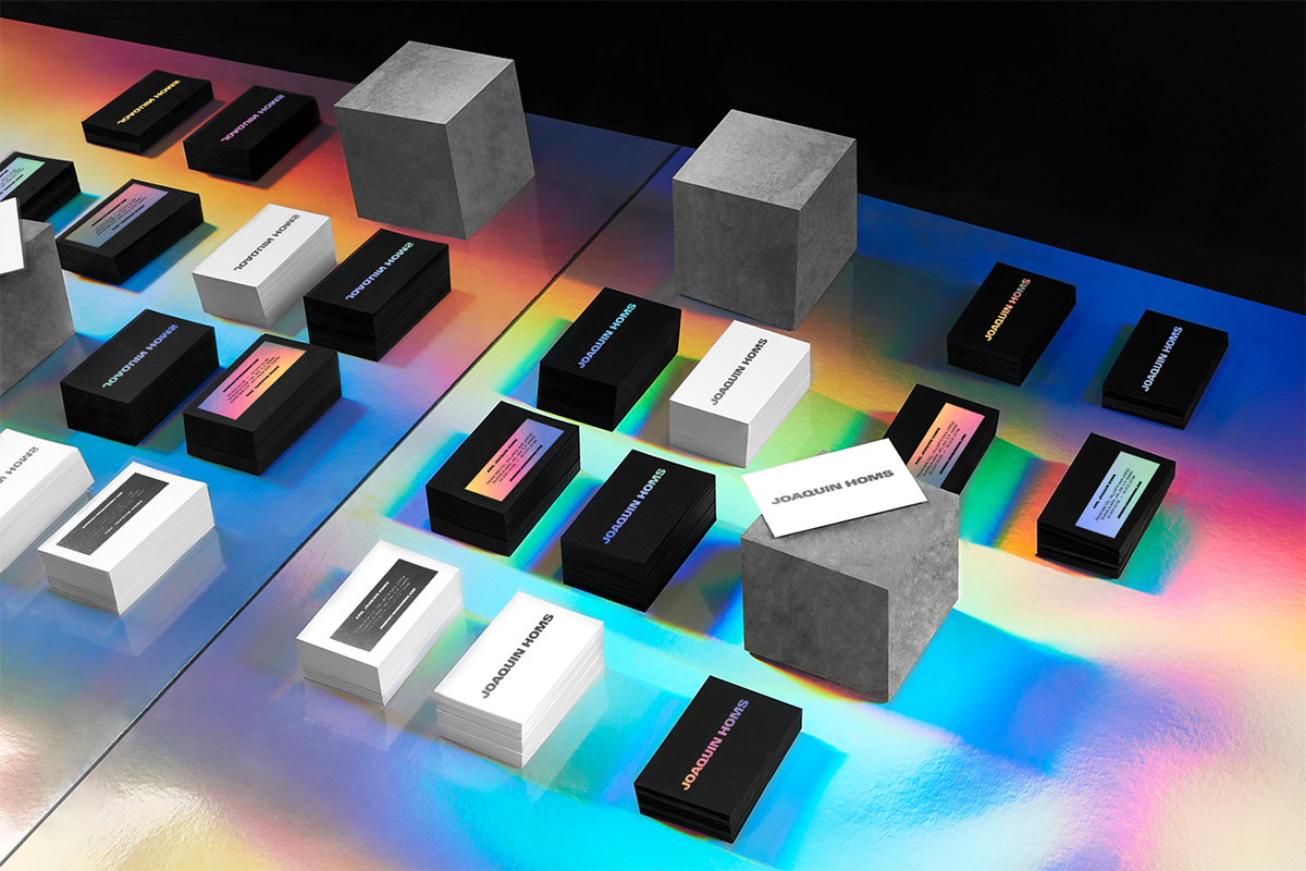 Joaquin Homs建筑公司VI設計項目 名片設計