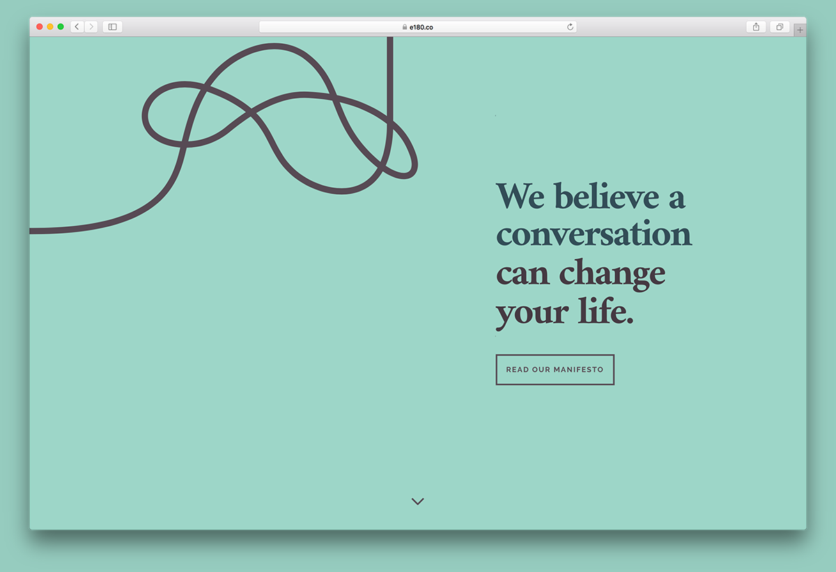E180互聯網平臺VI形象更新展示 網站設計