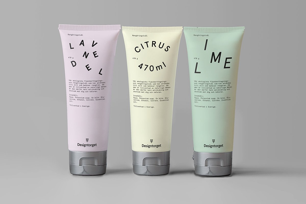 Designtorget生活超市VI形象 化妝瓶設(shè)計