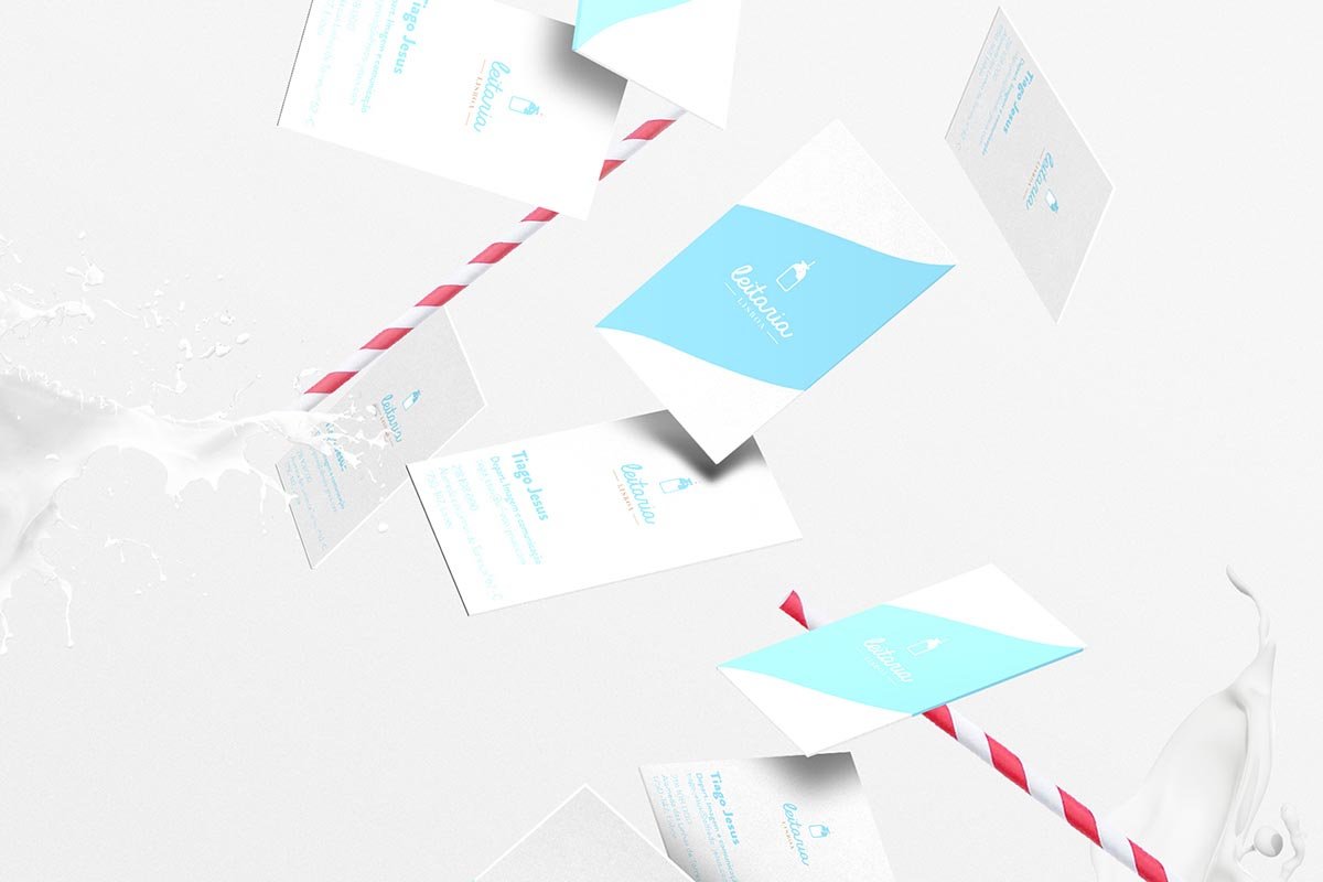 Leitaria早餐店VI形象設計 名片設計