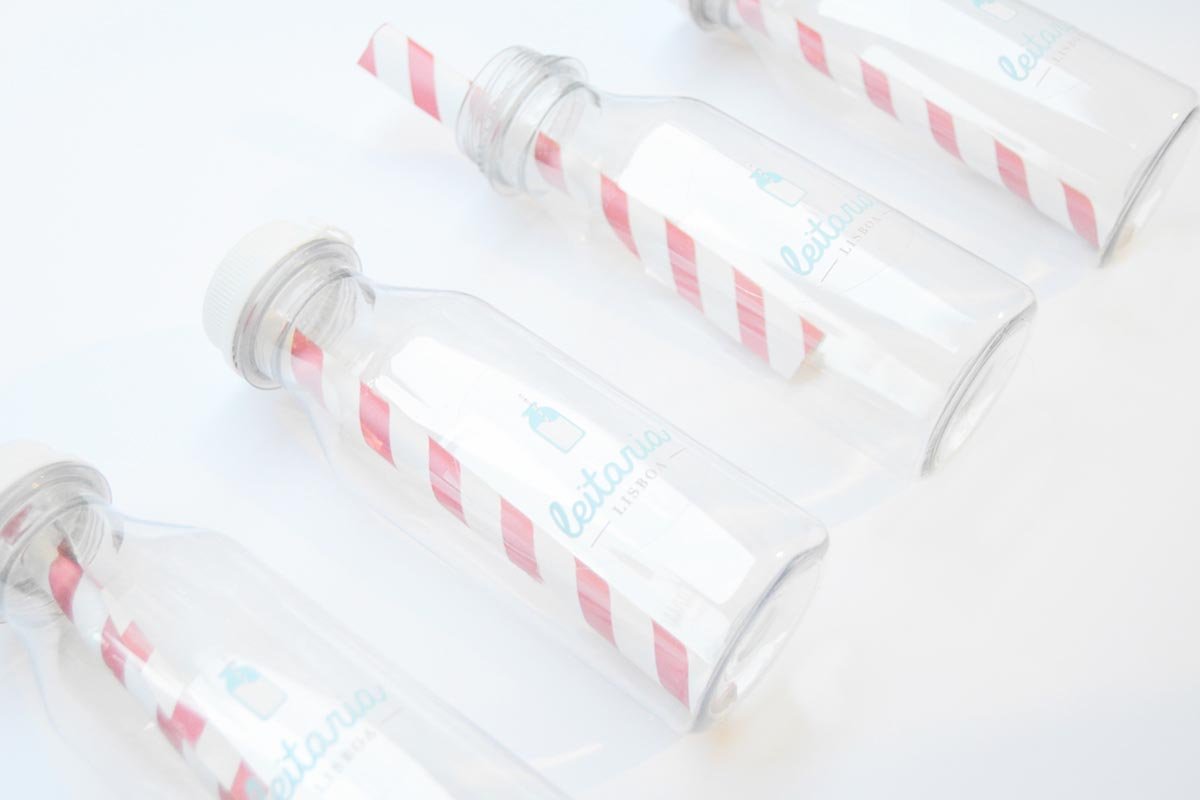 Leitaria早餐店VI形象設計 包裝瓶設計