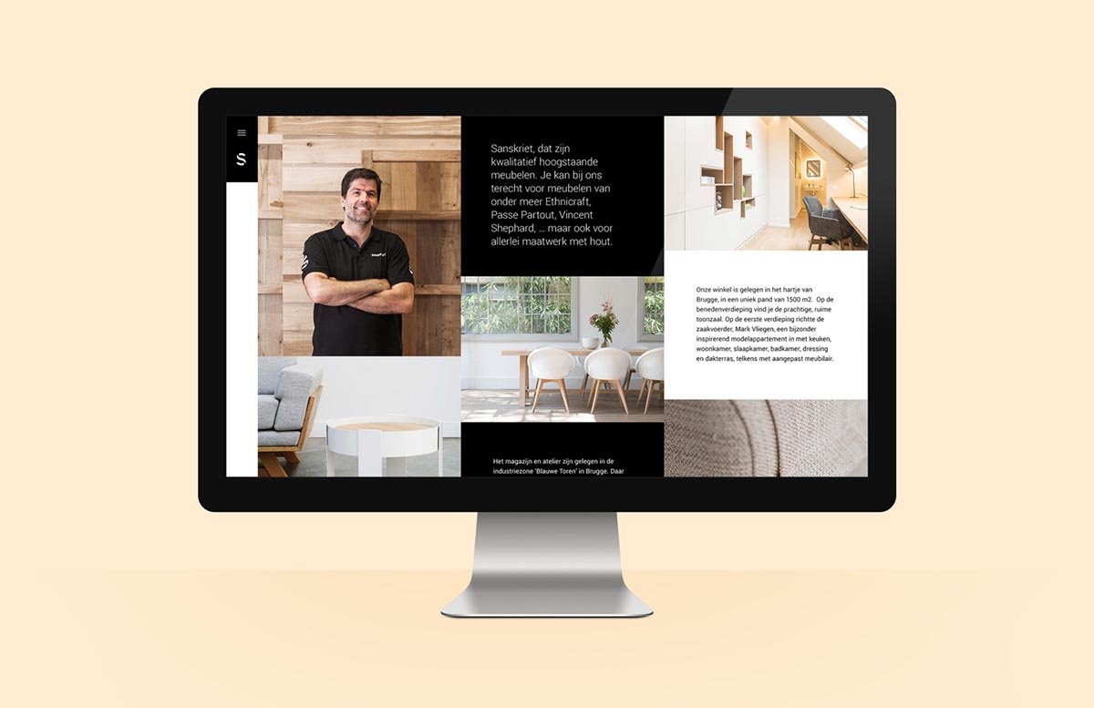 Sanskriet家具VI設計形象欣賞 網站設計