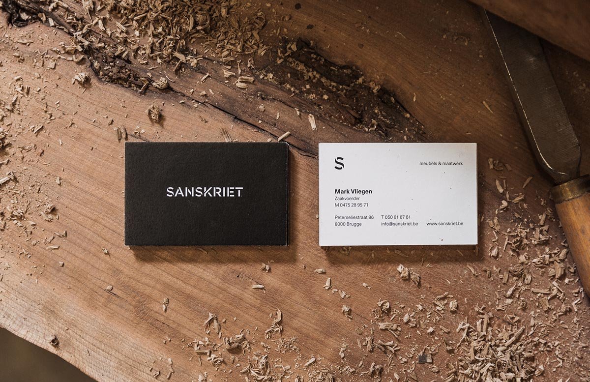 Sanskriet家具VI設計形象欣賞 名片設計