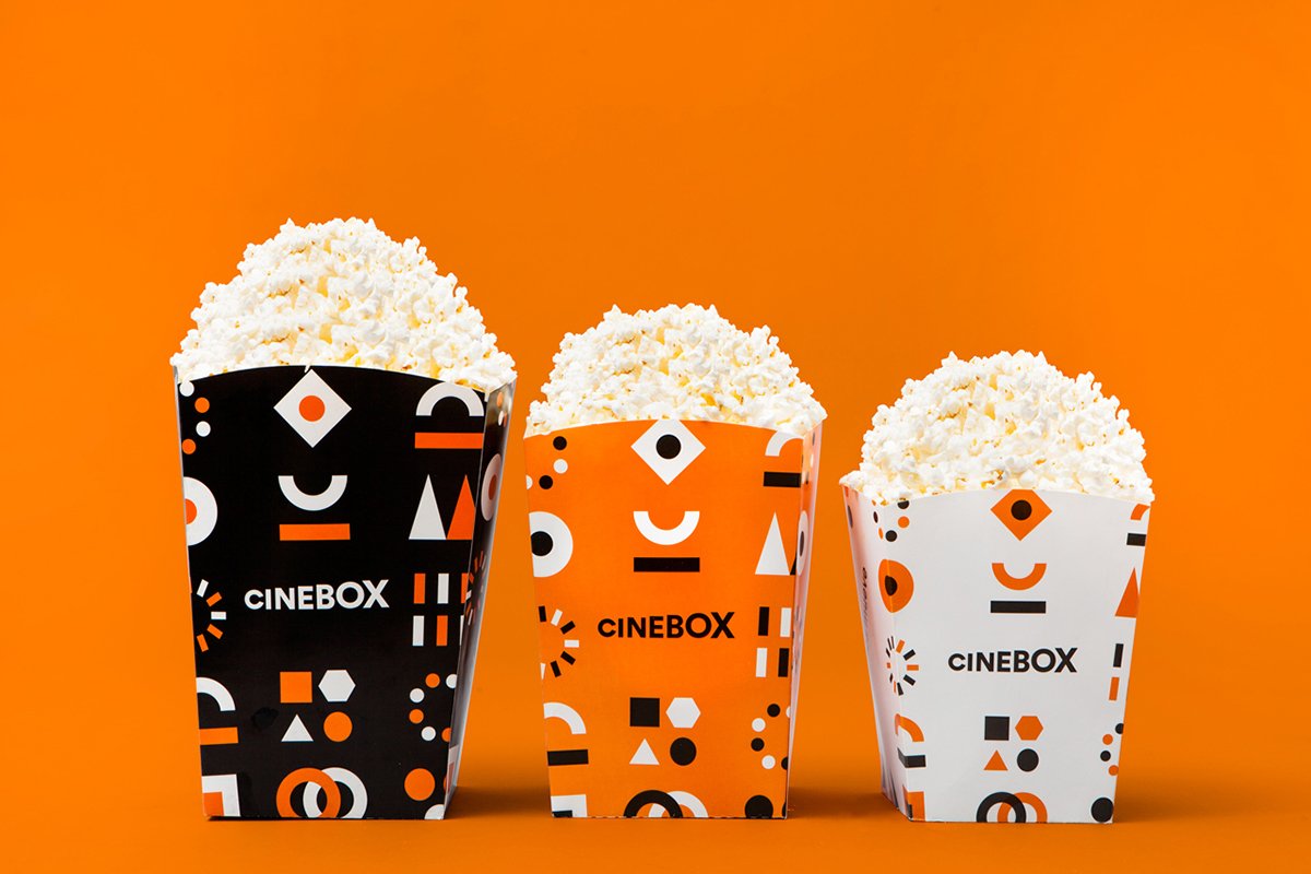 Cinebox影院VI形象設(shè)計展示 包裝設(shè)計