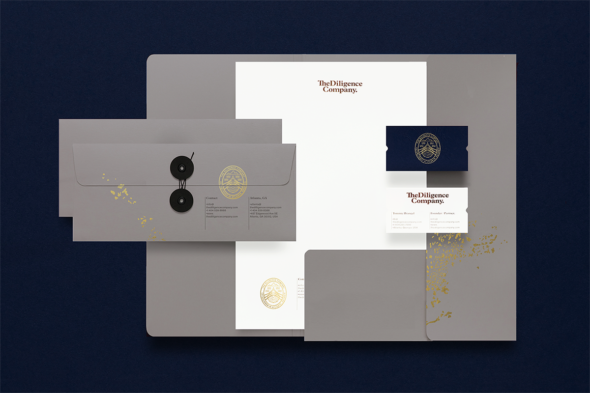 The Diligence酒店管理公司VI形象設計 單頁設計