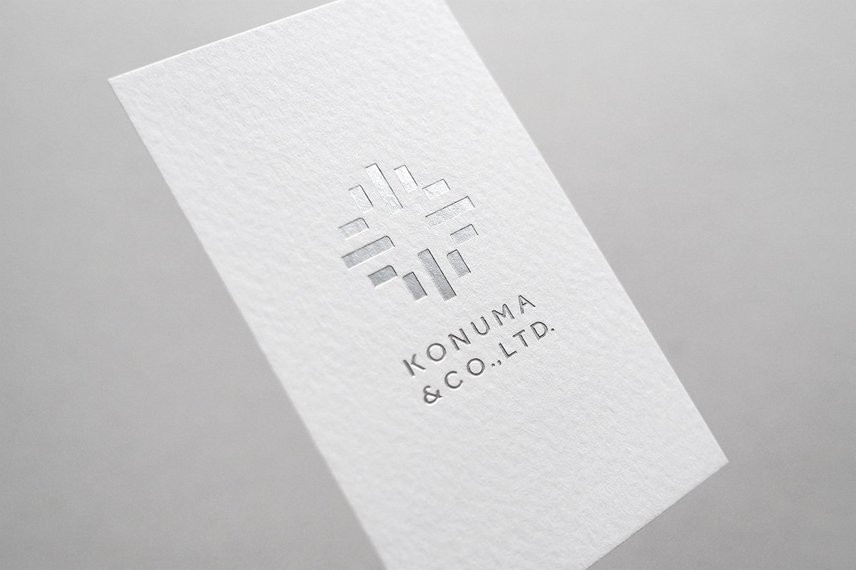 大沼先生畫冊VI設計 名片展示