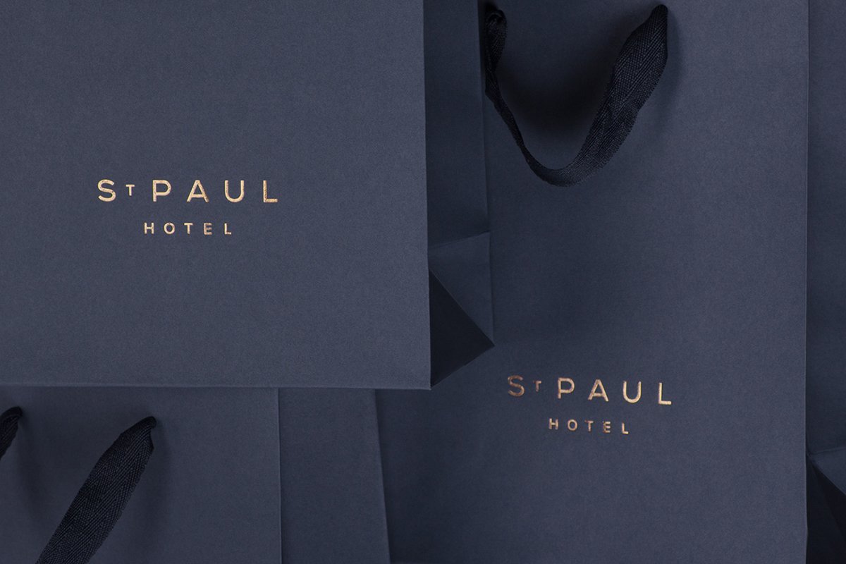 STPAUL HOTEL咖啡廳VI形象 標志展示