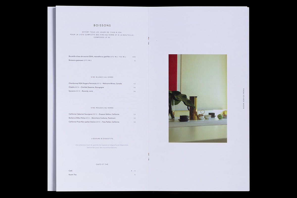 STPAUL HOTEL咖啡廳VI形象 單頁設計