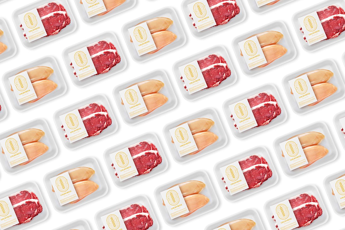 深圳VI設計 深圳VI策劃 Goldsmith肉類品VI形象設計 包裝設計