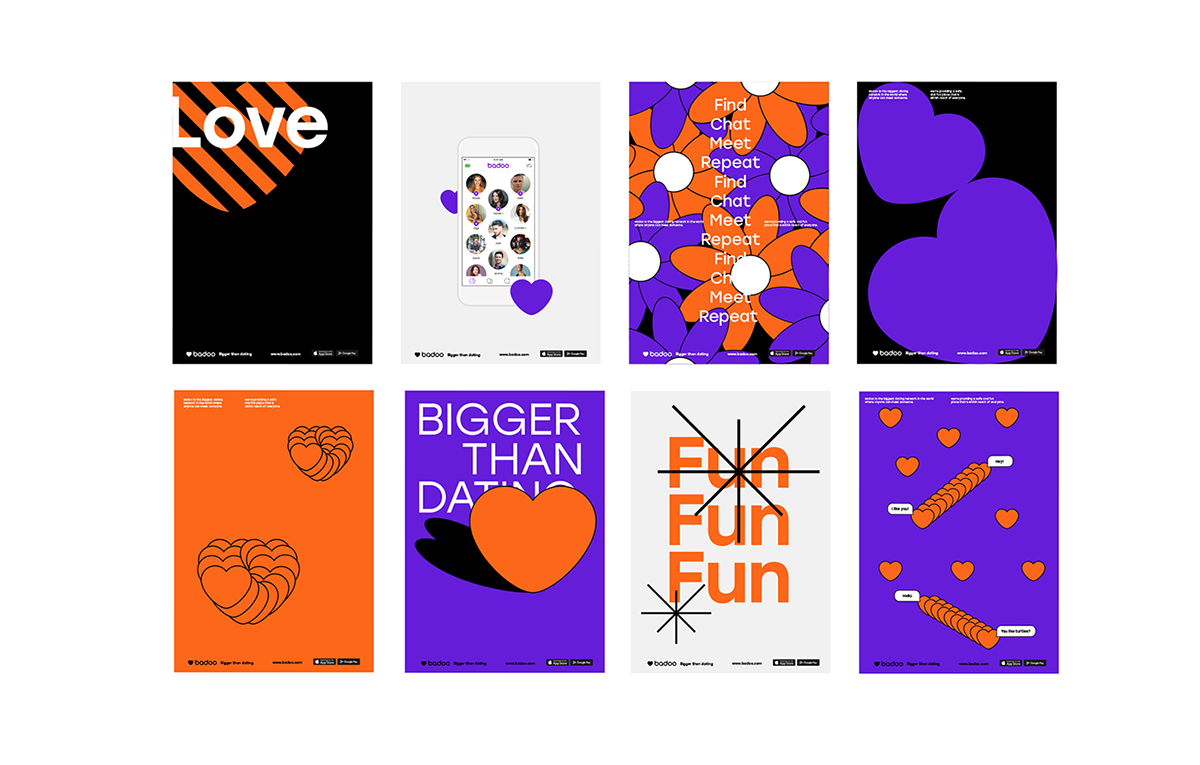 深圳VI設(shè)計(jì) 深圳VI策劃 BADOO“心”科技公司VI形象 單頁(yè)設(shè)計(jì)