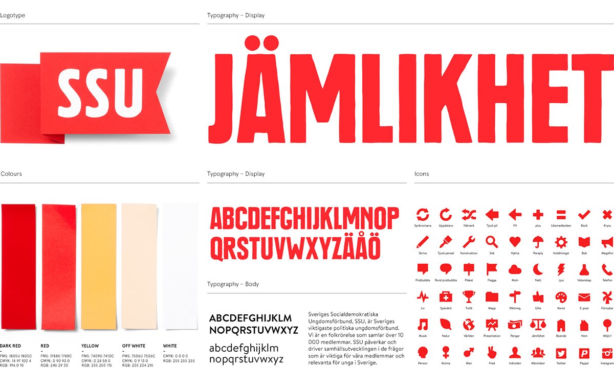 深圳VI設計 深圳VI策劃 瑞典社會民主青年SSU聯盟品牌升級 標志設計