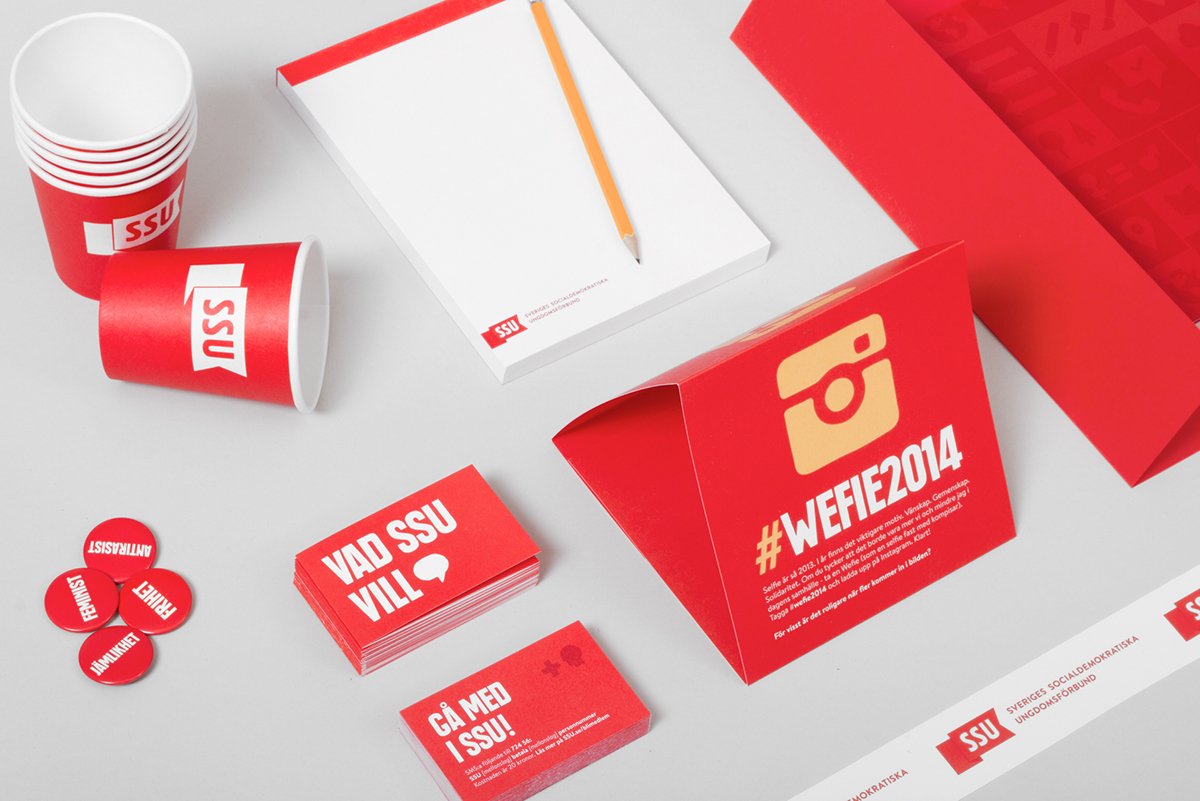 深圳VI設計 深圳VI策劃 瑞典社會民主青年SSU聯盟品牌升級 VI設計