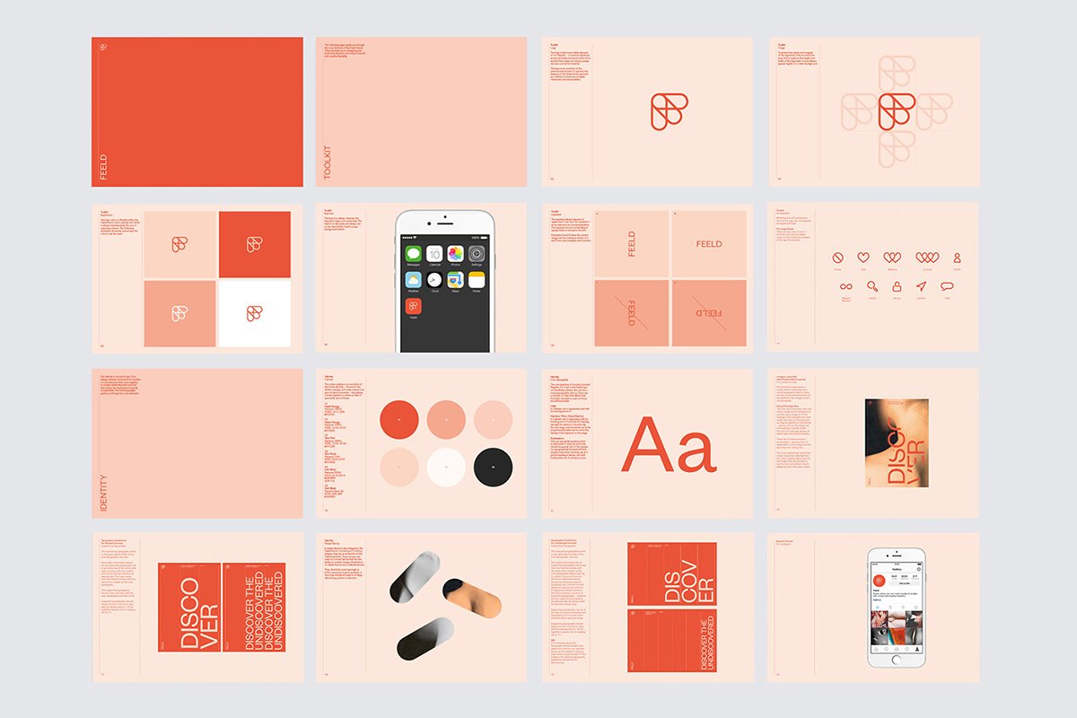 深圳VI設計 深圳VI策劃 Feeld網絡平臺VI設計 畫冊設計