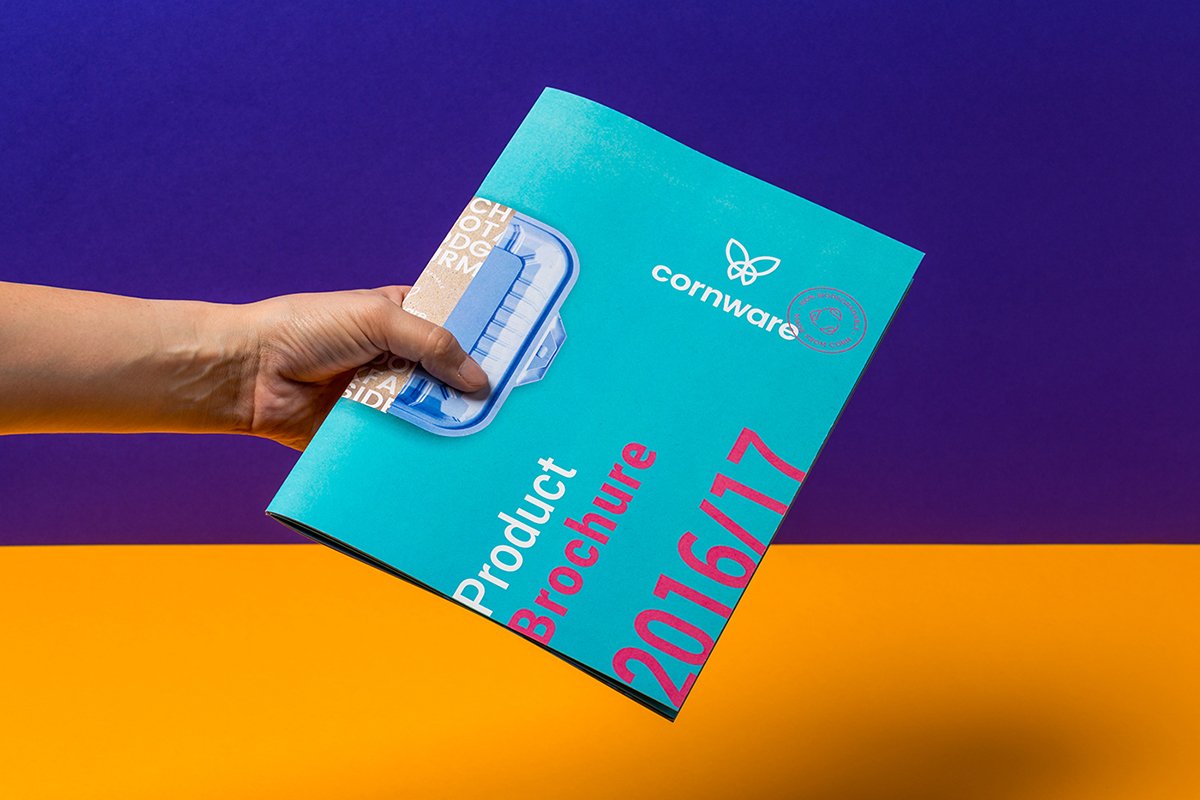 深圳VI設計 深圳VI策劃 Cornware一次性餐具VI形象設計 文件夾設計