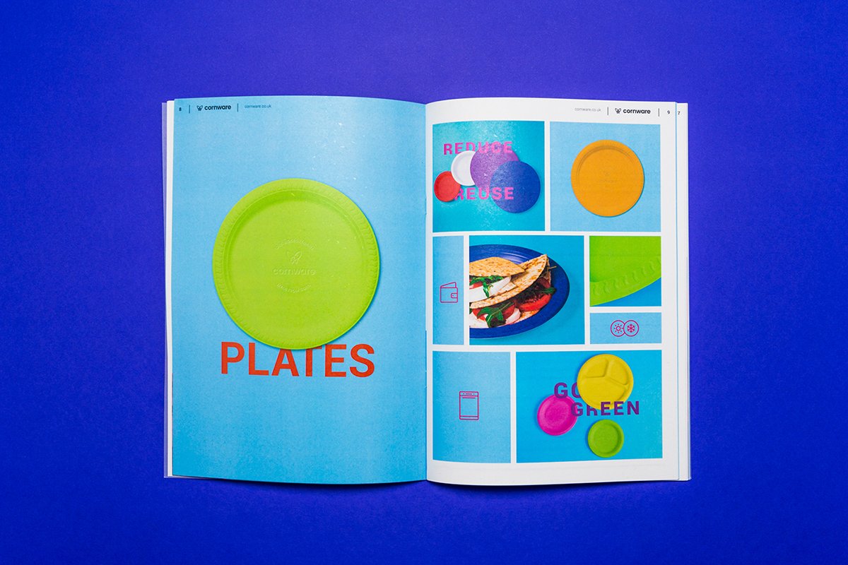 深圳VI設計 深圳VI策劃 Cornware一次性餐具VI形象設計 畫冊設計