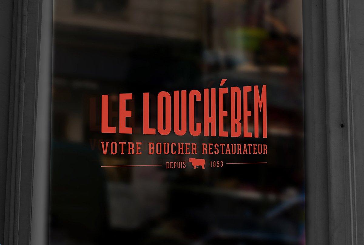 深圳品牌設(shè)計(jì) 深圳品牌策劃 Louchebem巴黎牛肉批發(fā)品牌形象設(shè)計(jì) 標(biāo)志應(yīng)用