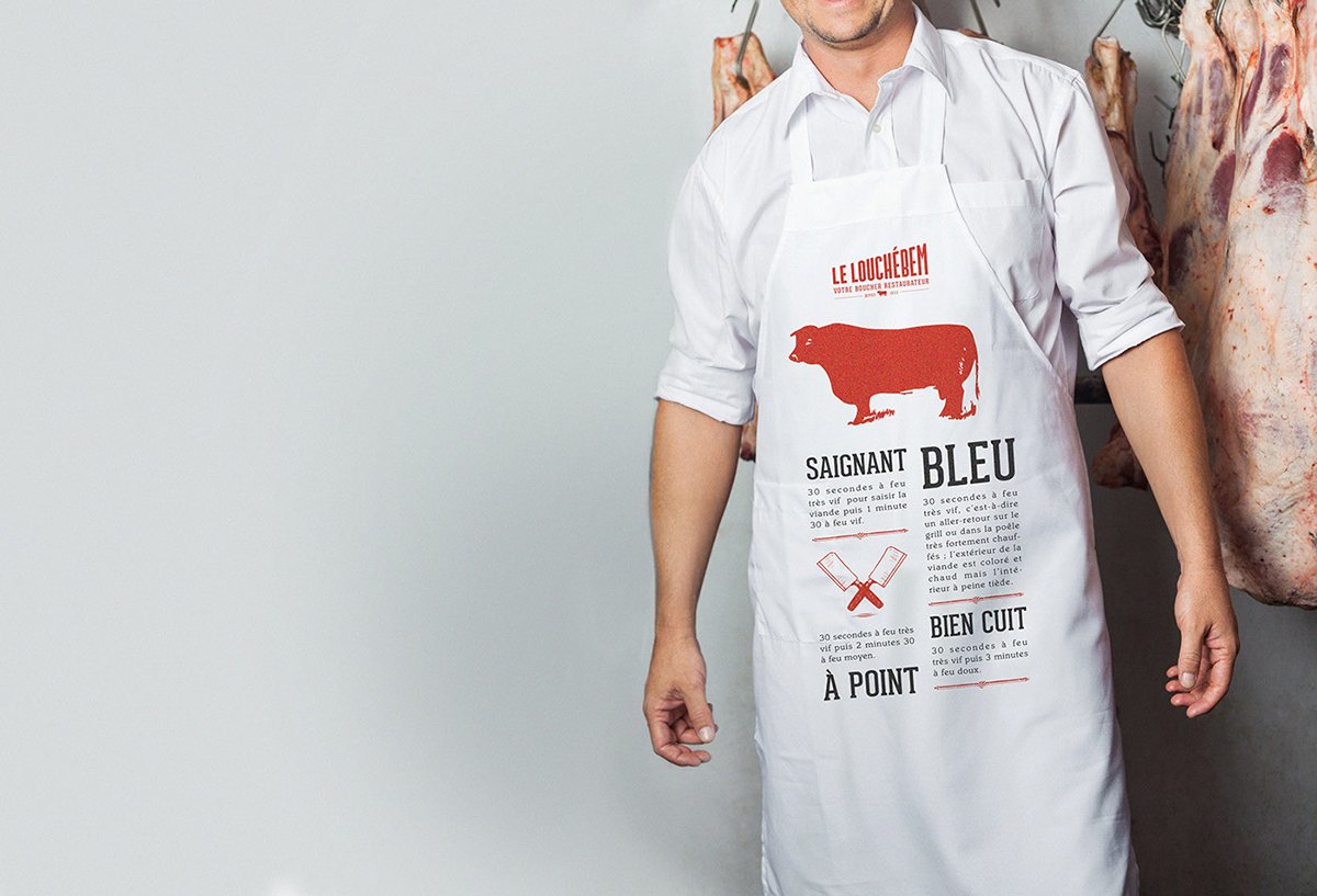 深圳品牌設(shè)計(jì) 深圳品牌策劃 Louchebem巴黎牛肉批發(fā)品牌形象設(shè)計(jì) 服裝設(shè)計(jì)